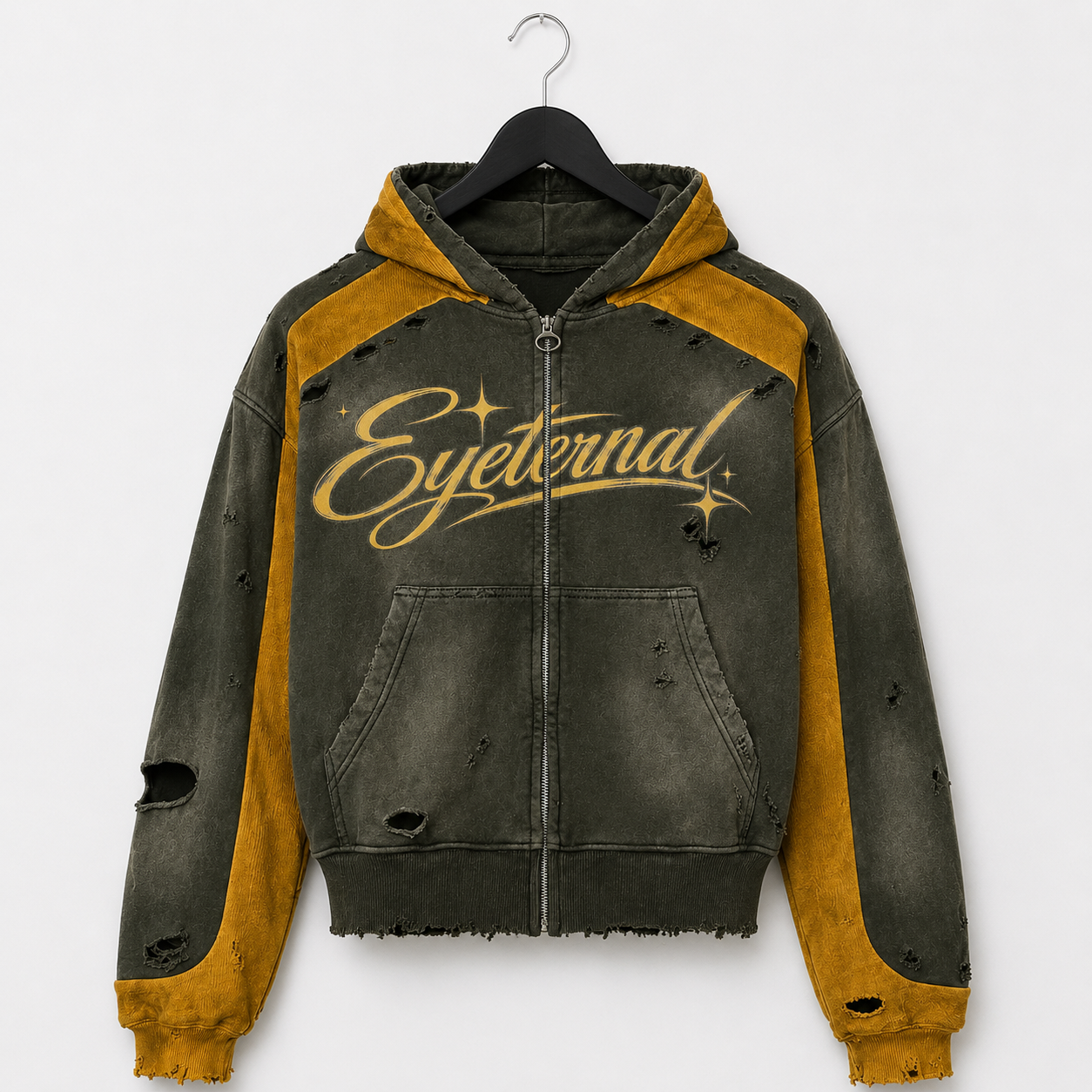 Eyeternal Script Zip Hoodie